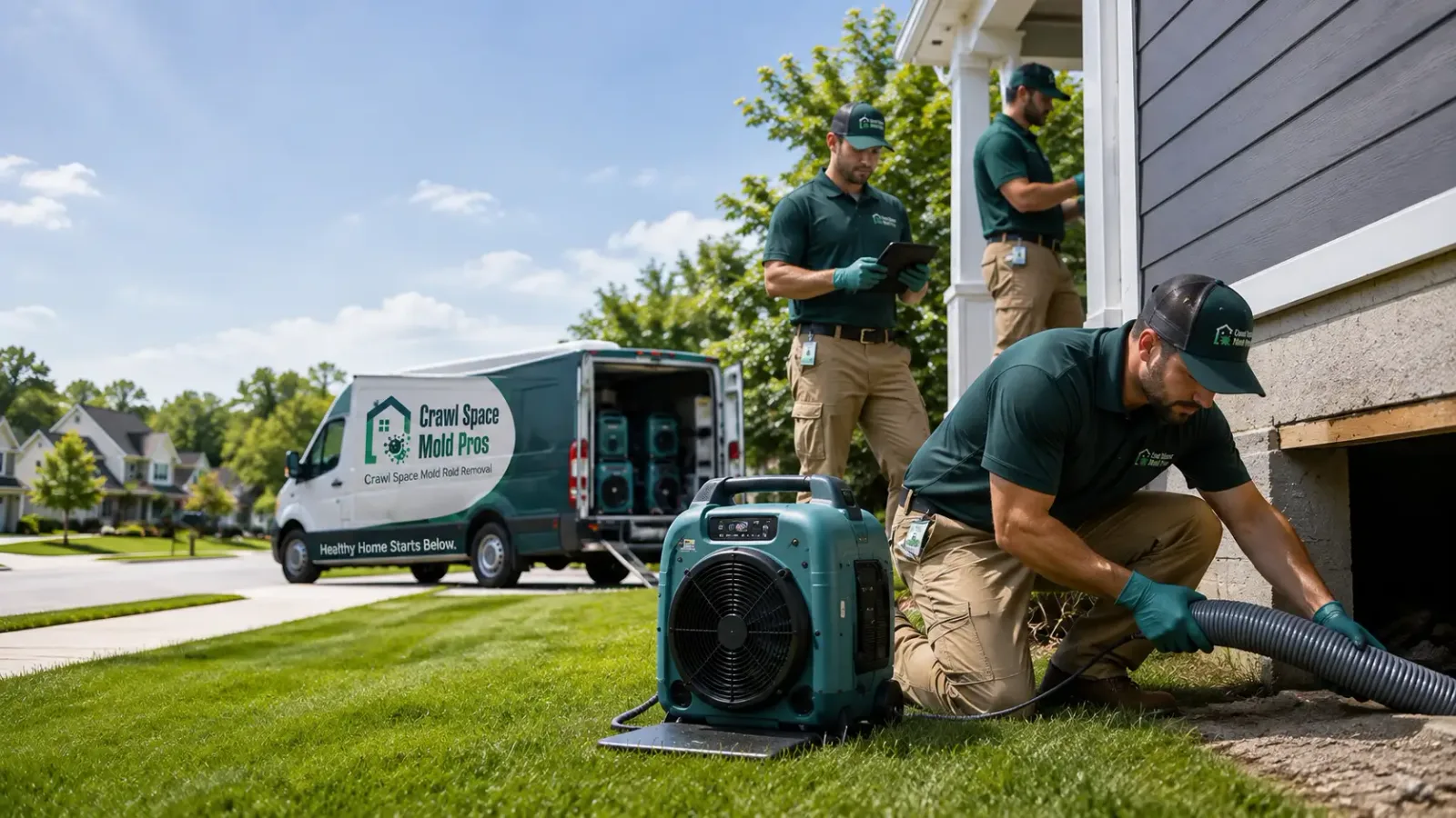 Crawl Space Mold Removal in Lewis, KS